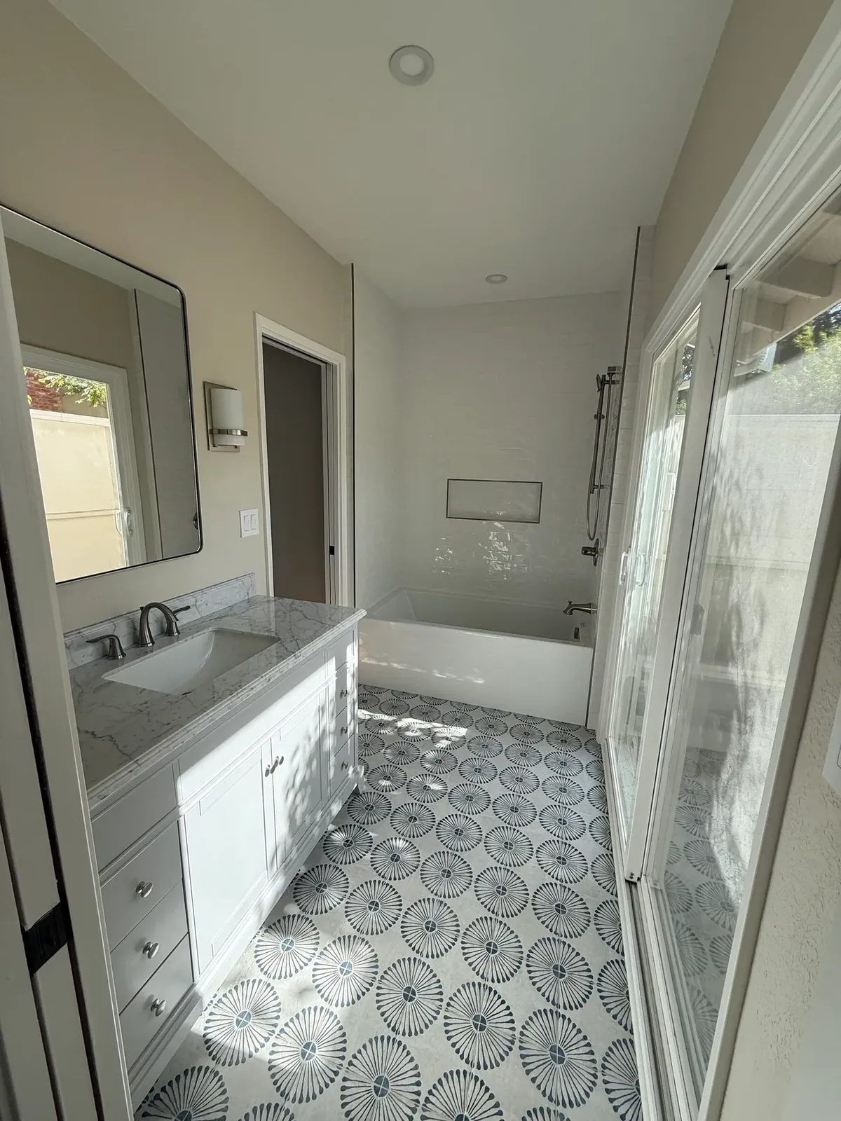 Bathroom tile, vanity and fixture details from GMB’s gallery
